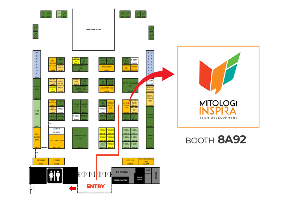 Denah lokasi booth 8A92